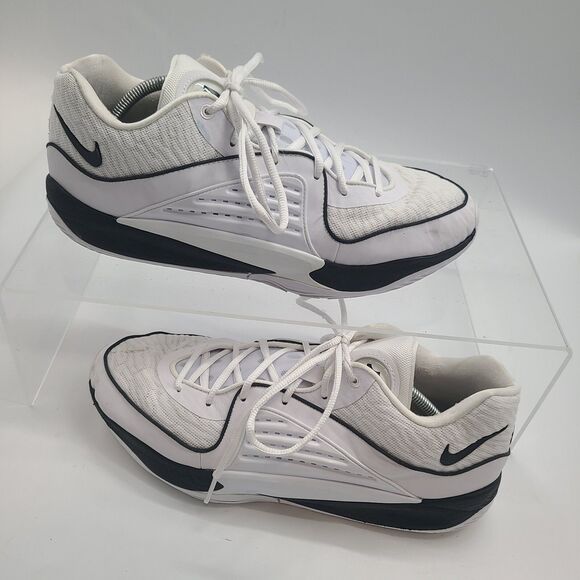 Nike KD 16 TB White Black Basketball Shoes Mens Kevin Durant DZ2927-100 US Sz 13 - Picture 2 of 11